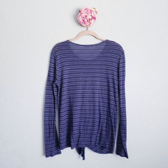 Nation LTD‎ Blue Striped Long Sleeve Top - Picture 5 of 5